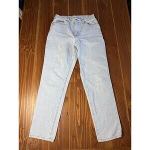 Vintage Calvin Klein Jeans Womens 10 Light Wash Straight Leg Sandblast USA 90s
